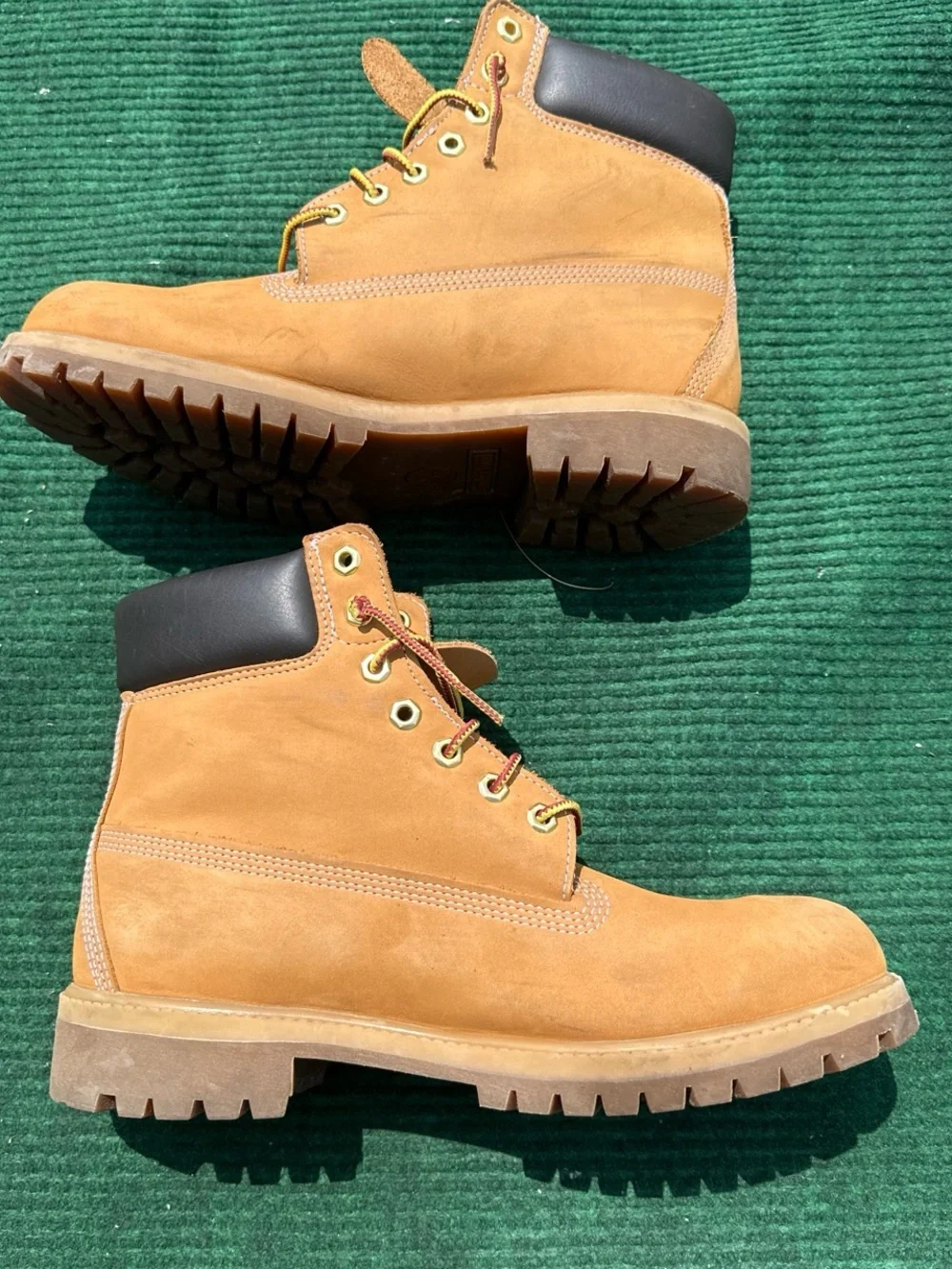 Timberland 6 Inch Premium Waterproof Boot 'Wheat' Nubuck Men’s Size 10